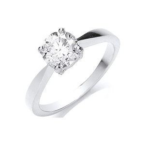 Platinum 1.00ct Diamond Engagement Ring