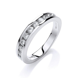 9ct W/G 0.50ct Diamond Eternity Ring